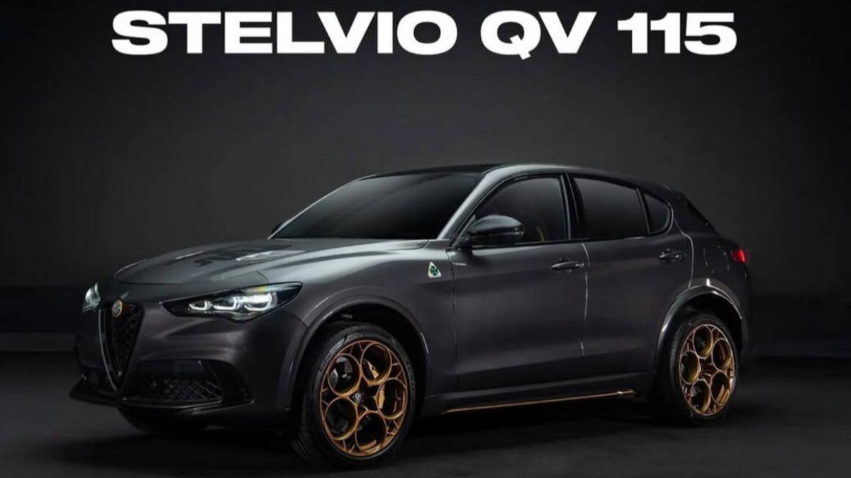 在Alfa Romeo Quadrifoglio性能版本為基礎之下,大量金色元素形塑強烈視覺識別。(圖/Alfa Romeo)