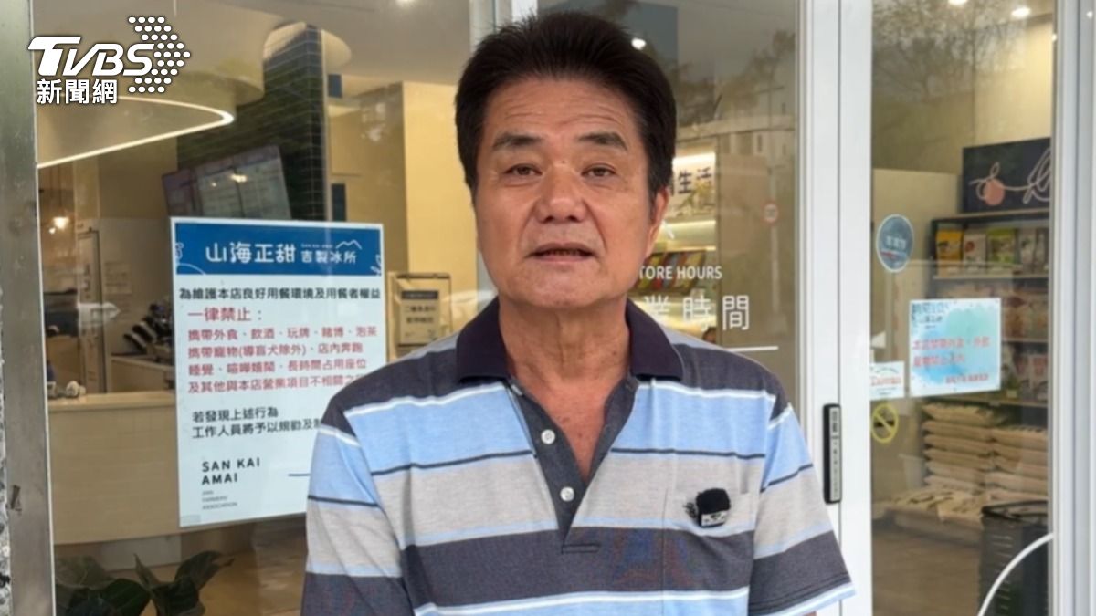 吉安鄉農會秘書張建材。(圖/TVBS)