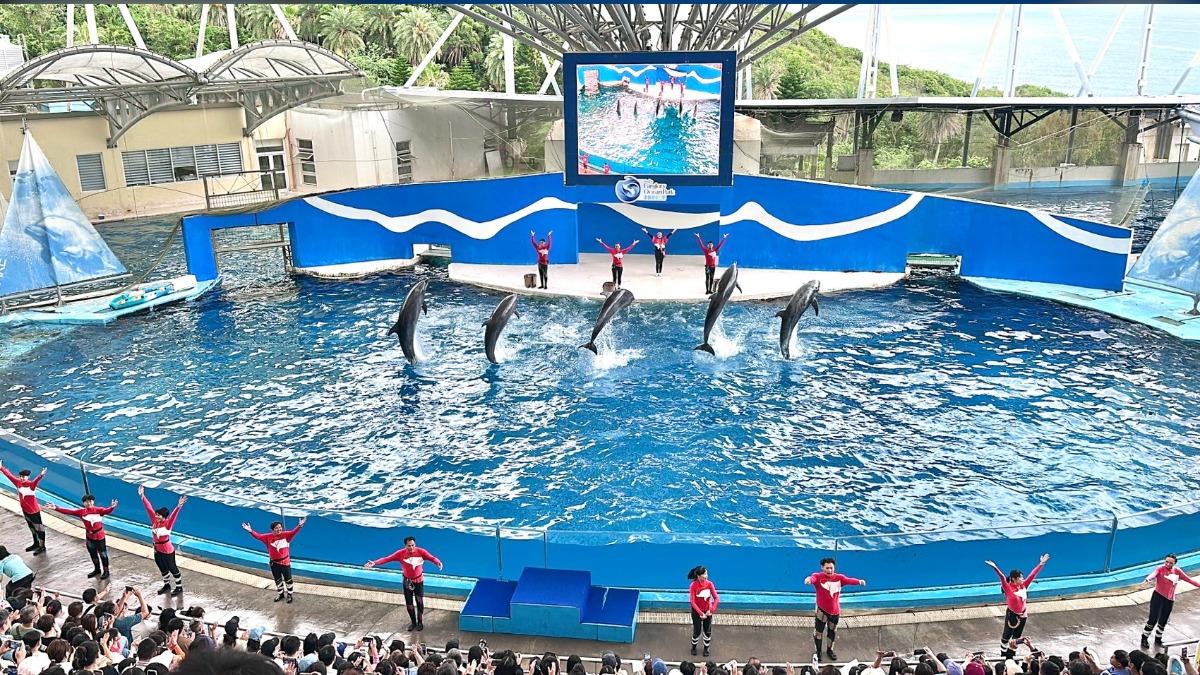 4月6日《跳浪奇緣》最終場演出，長達近十年的海洋故事劃下句點。（圖／遠雄海洋公園提供）