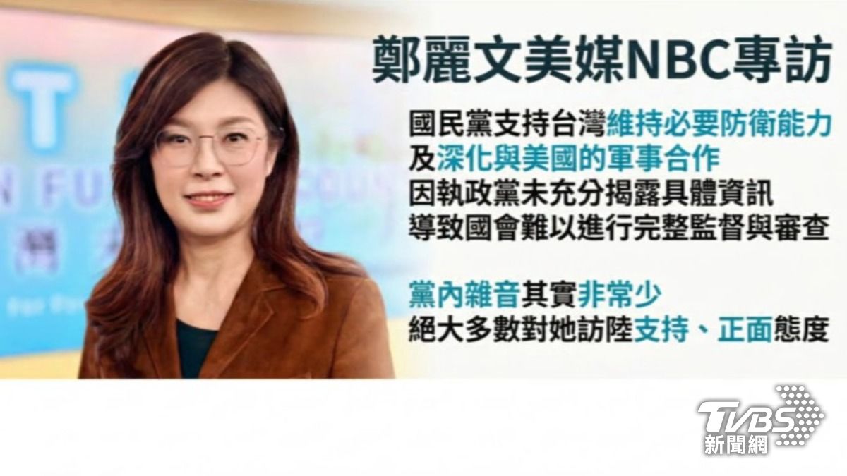 鄭麗文專訪(圖/TVBS資料畫面)