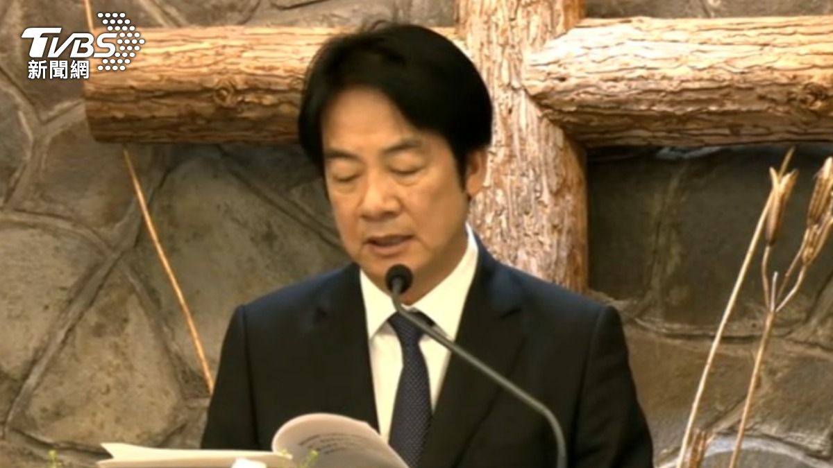 總統賴清德向鄭麗文喊話,強調真正的和平不是靠向威權低頭。(圖/TVBS)