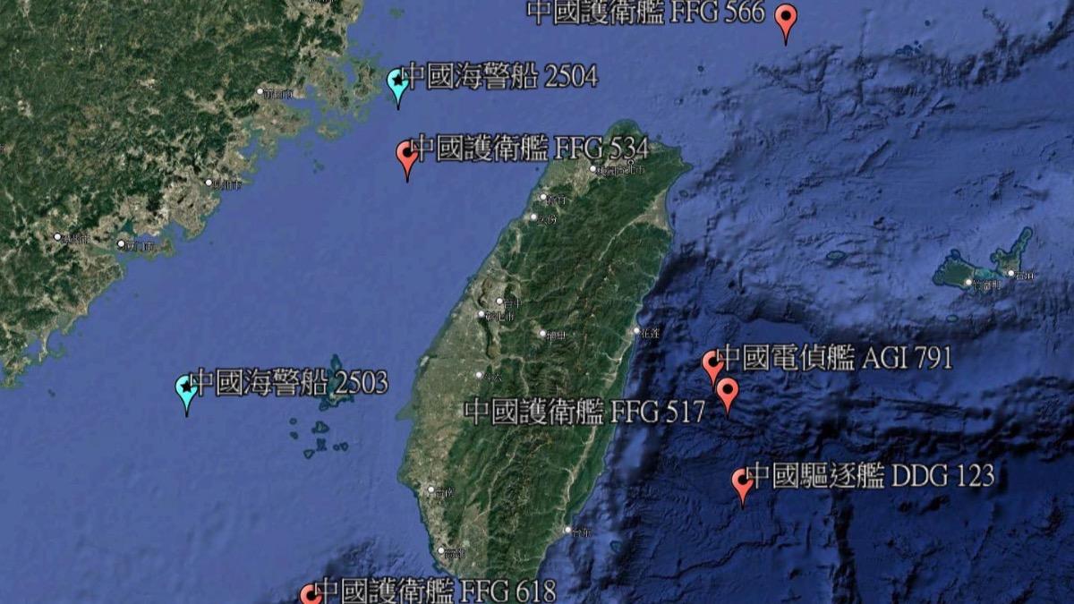 鄭習會前藍喊和平才能躺平 管碧玲貼「共艦圍台圖」開轟了
