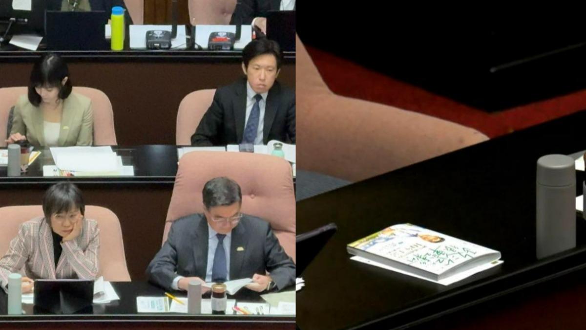 卓榮泰無視李貞秀「猛讀綠委新書」 陳智菡酸:躺平就好