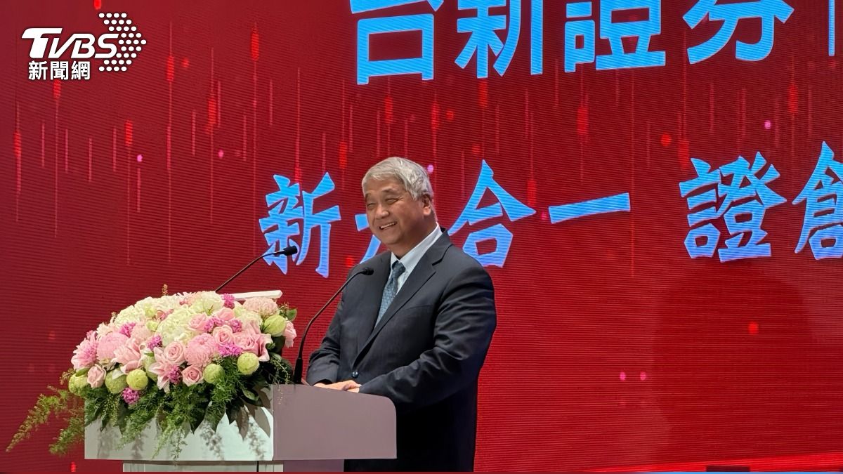 台新證券董事長陳俊宏。（圖／謝佩穎攝）