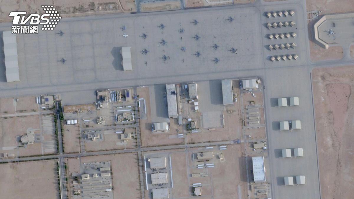 沙烏地阿拉伯蘇丹王子空軍基地日前遭伊朗轟炸。(圖/達志影像美聯社)