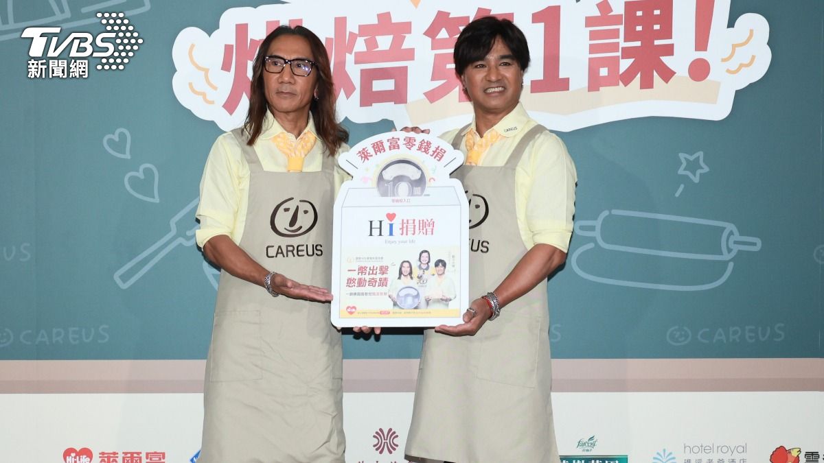 尤秋興(右)仍在努力減重,顏志琳則盼望喉嚨健康。(圖/張哲鳴攝)