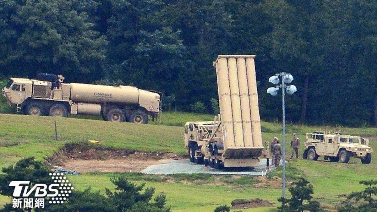 美軍薩德防空飛彈系統資料畫面。(圖/達志影像美聯社)