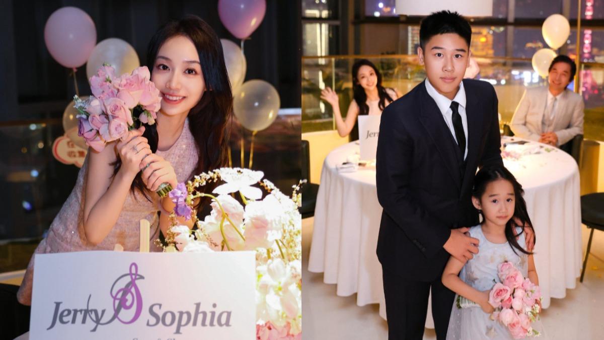 張菁芳和黃舒駿結婚後育有1雙兒女。(圖/翻攝自黃舒駿Threads)