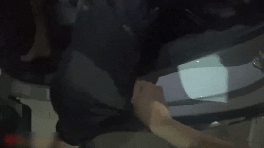 劉嫌過去有多次毒品犯罪前科,落網後神情恍惚,警方不排除他是吸食毒品後神智不清才鋌而走險。(圖/TVBS)