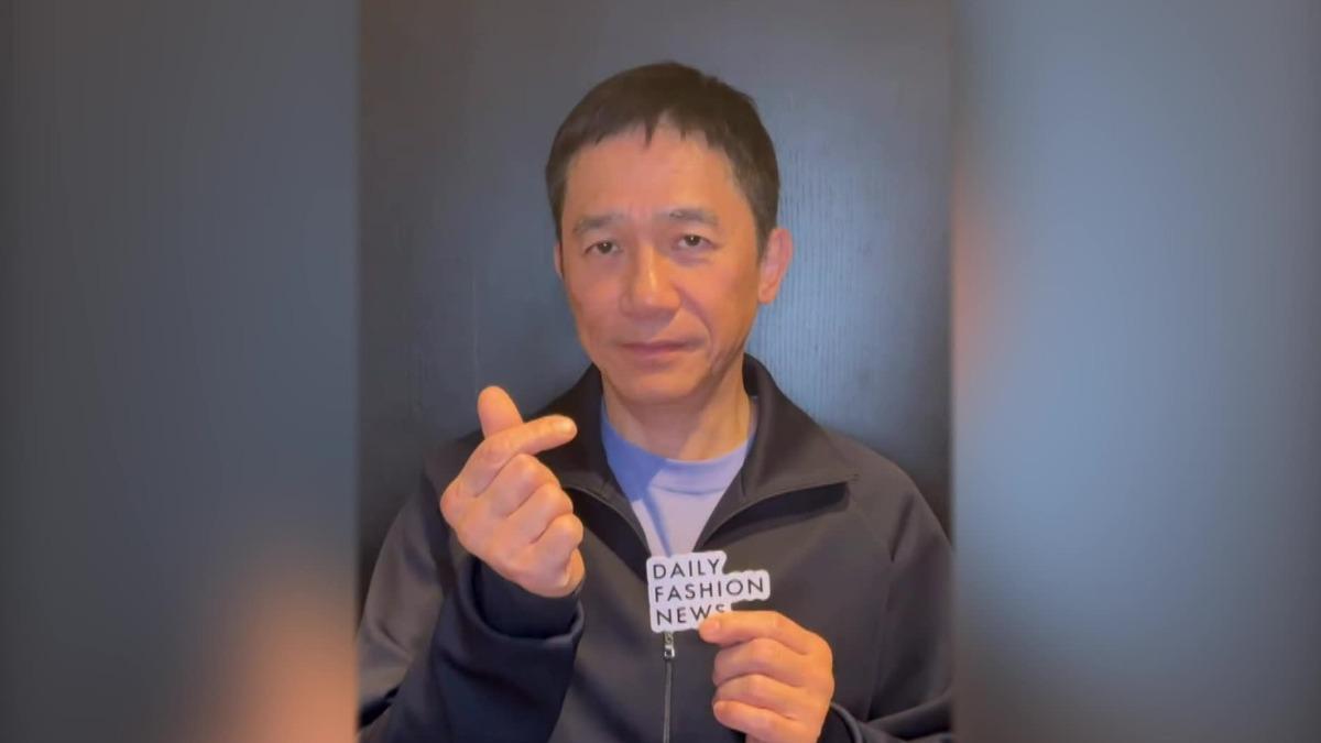 梁朝偉在韓媒訪問「狂比愛心」。(圖/翻攝dailyfashion_news IG)