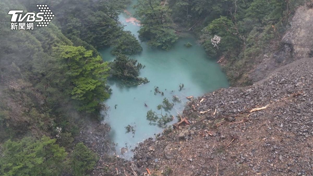 清明豪雨炸出新堰塞湖!合歡西峰往合歡溪便道路段暫停開放