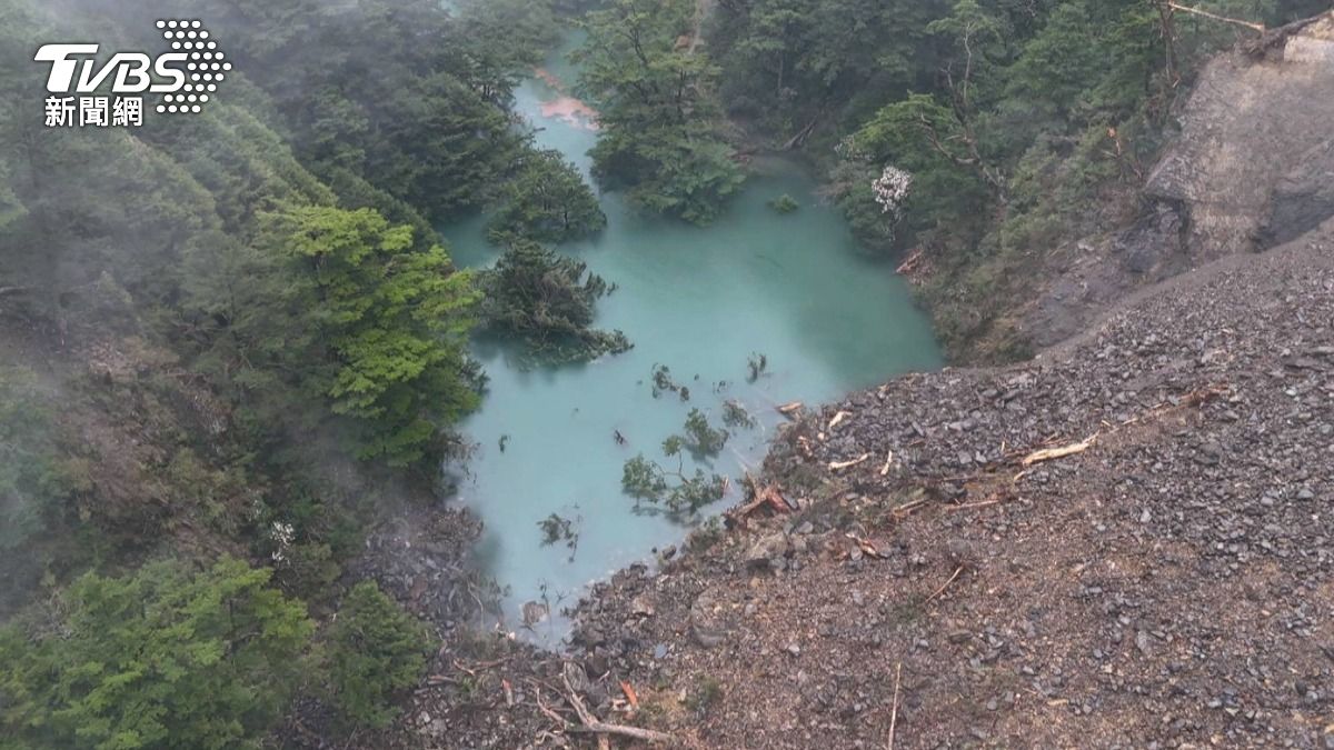 清明豪雨炸出新堰塞湖!合歡西峰往合歡溪便道路段暫停開放
