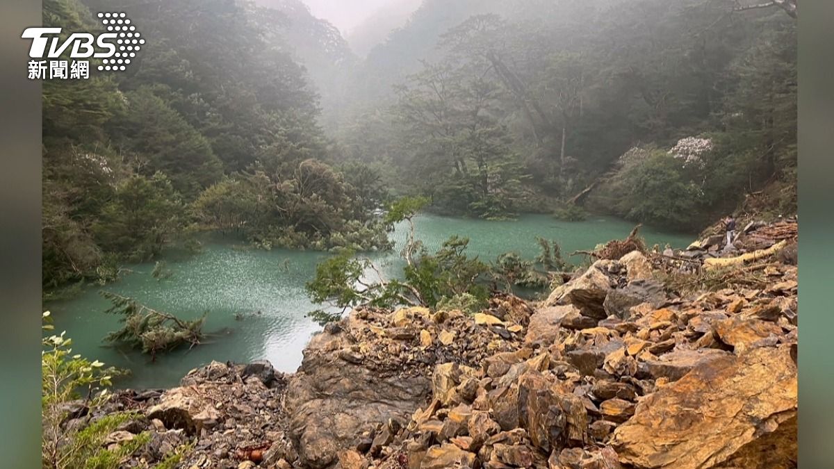 清明豪雨炸出新堰塞湖!合歡西峰往合歡溪便道路段暫停開放