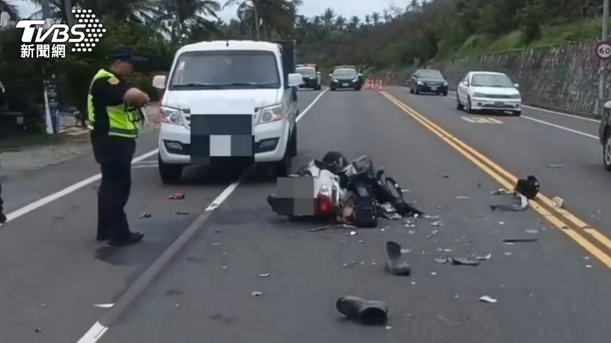 台11線鬼轉奪命！台東小貨車迴轉未禮讓　騎士閃不及慘摔身亡