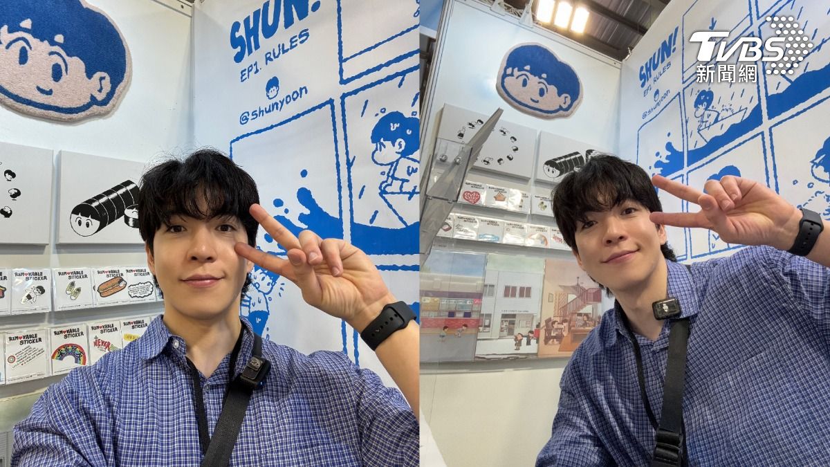 SHUN來台參加畫博,意外有了一個前所未有的經歷。(圖/SHUN提供)