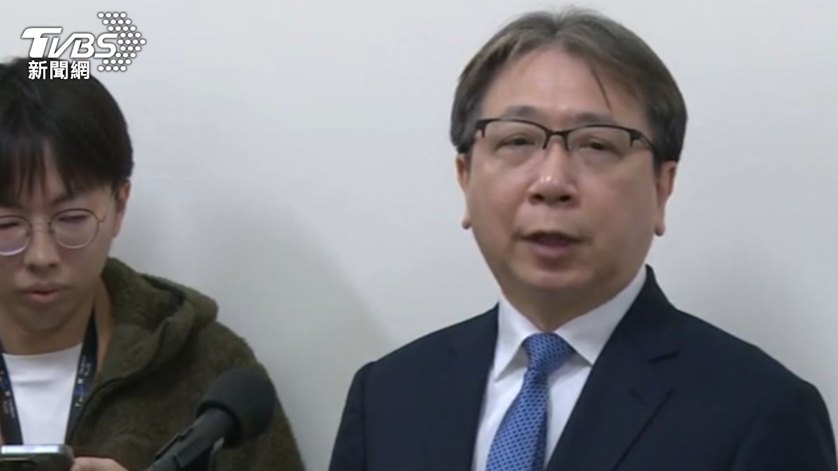 國安局長蔡明彥指出，中共欲鄭習會製造和平紅利並分化台美。（圖／TVBS）