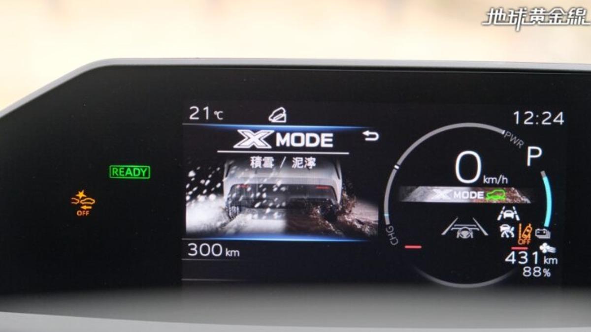 X-Mode越野模式可對應濕地、雪地、泥濘等地形。(圖/地球黃金線)