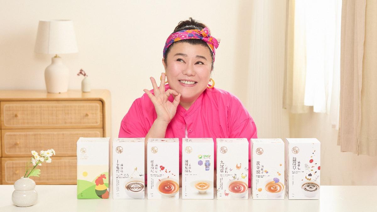 林美秀擔任知名補給品牌年度代言人。(圖/純煉滴雞精提供)