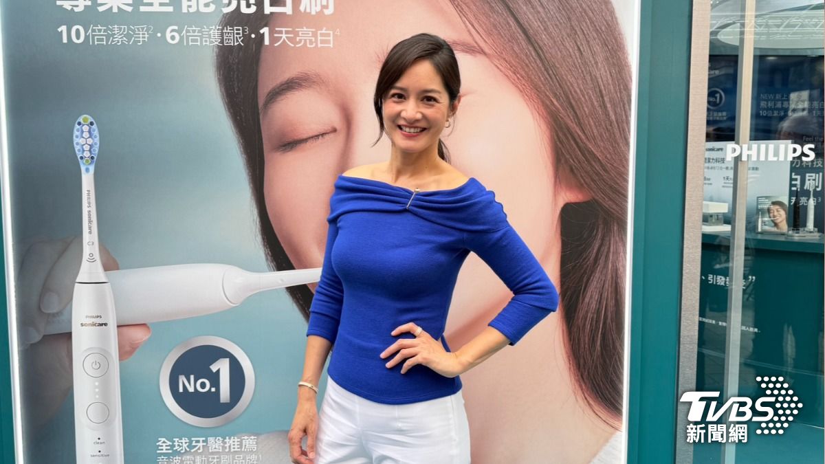 Janet大方分享漏尿的困擾。(圖/黃盈容攝)