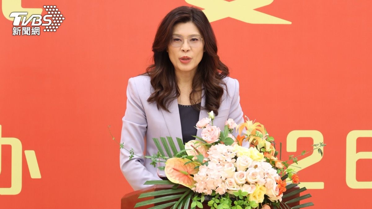 國民黨主席鄭麗文。(圖/黃韋銓攝)