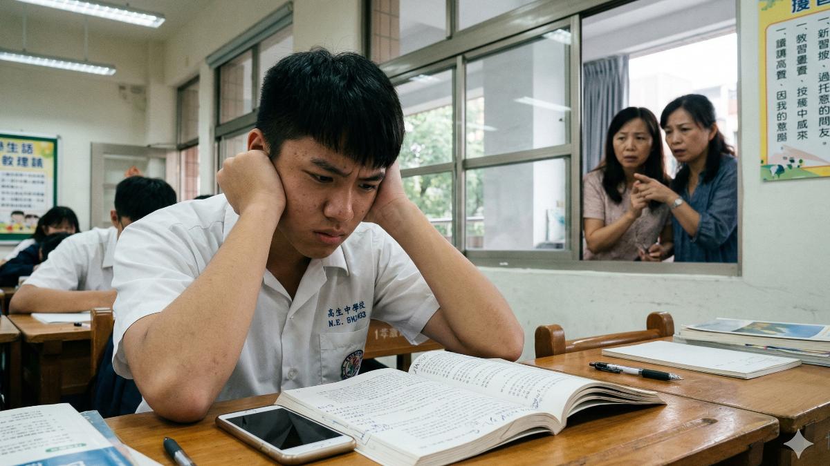 近來有部分學生厭學,導致家長老師關注,但專家認為並非手機導致。(示意圖/TVBS)