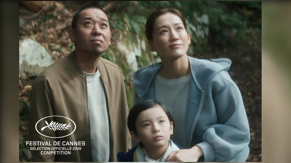 綾瀨遙(右)和大悟(左)在是枝裕和新片《箱子裡的羊》飾演夫妻,進軍坎城影展正式競賽。(圖/翻攝自坎城影展官方IG)