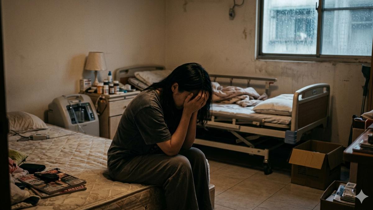 長照悲歌!新北獨生女不堪壓力「椅腳毆死癌末父」 二審求輕判