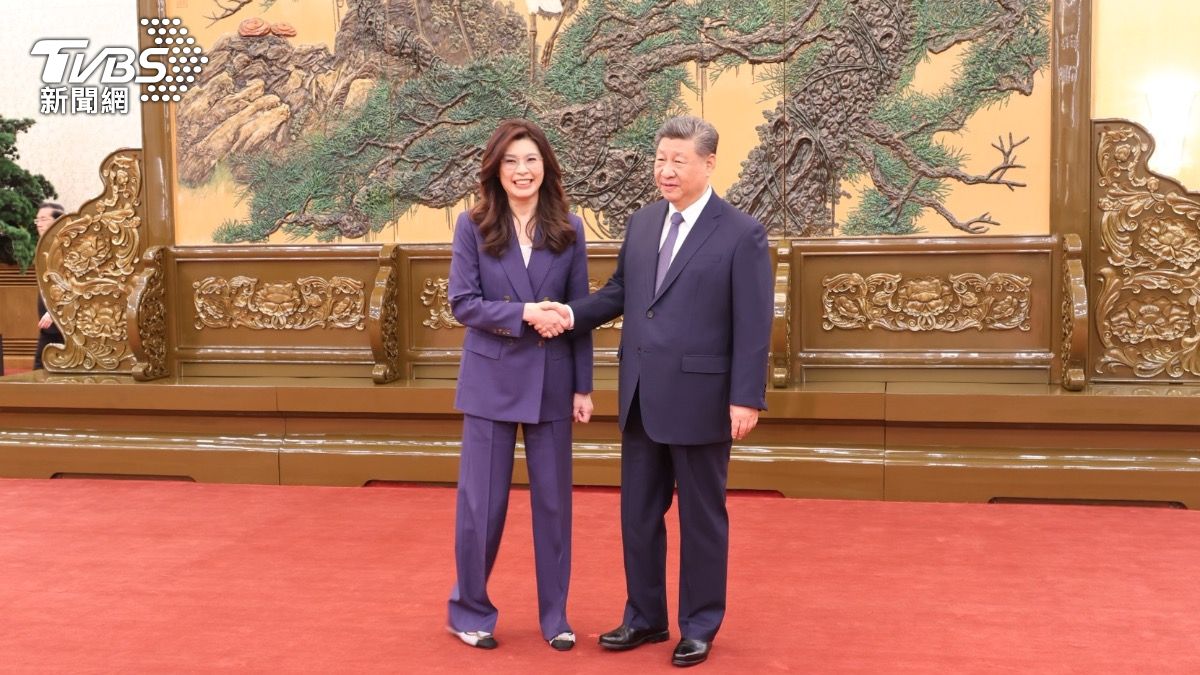 快訊／閉門會談一小時！習近平人民大會堂午宴鄭麗文等5人