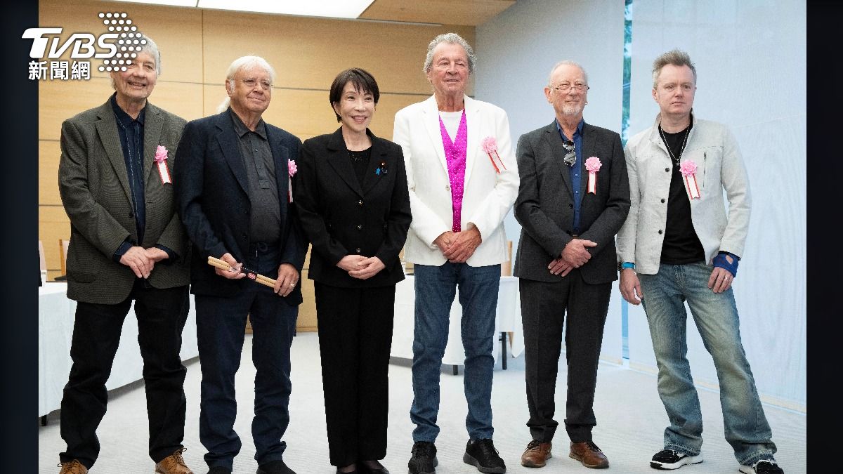 高市早苗期待深紫色樂團訪日，能進一步推動日本與英國的軟實力合作。(圖／達志影像路透社)