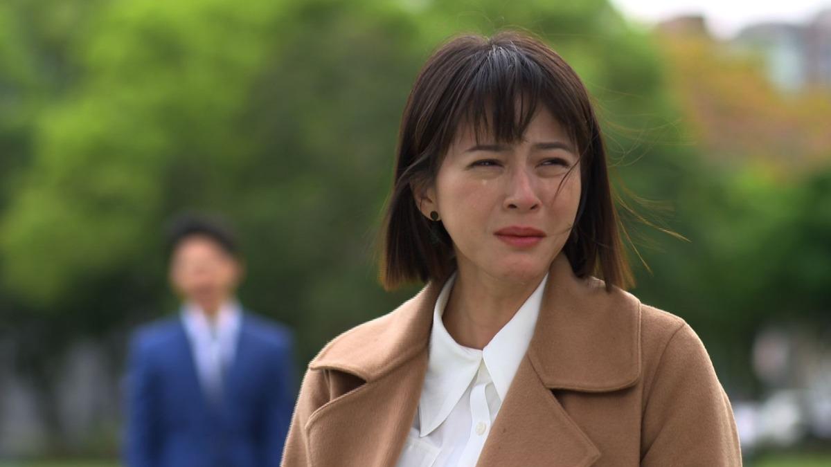 蘇晏霈哭到無法自拔。(圖/民視提供)