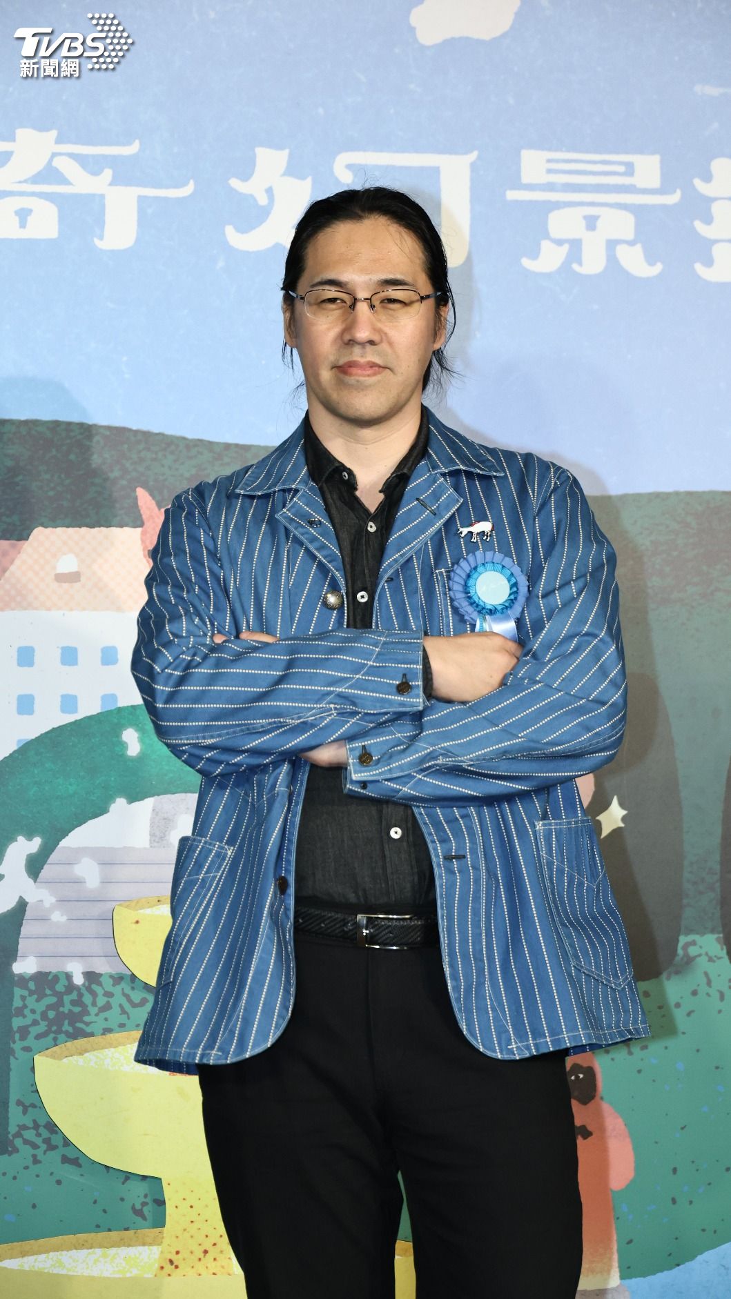 《花綠青綻放之時》日前參與柏林影展,四宮義俊對於國外不同的觀片印象深刻。(圖/張哲鳴攝)