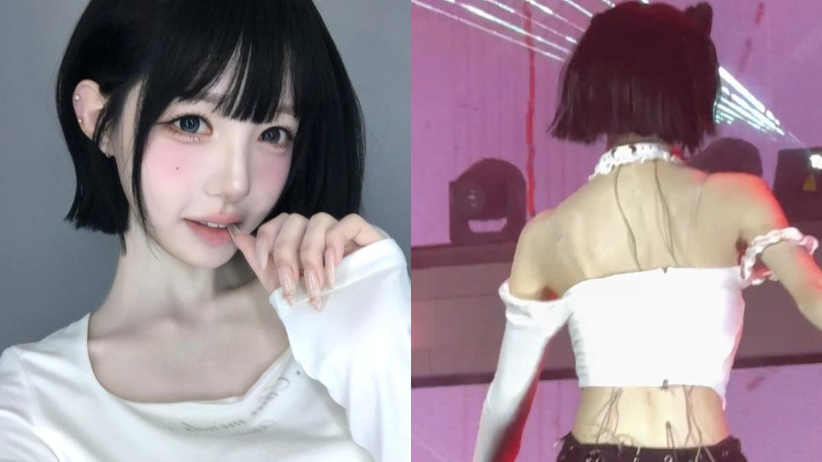 tripleS采湲「瘦到剩骨頭」!側身薄如紙片 網憂健康狀況