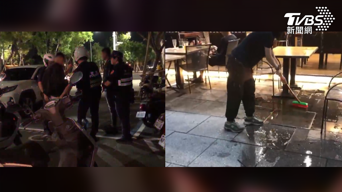 高雄中央公園旁一家24小時咖啡廳,今天凌晨爆發10多人的鬥毆事件,起因疑似談判卻因賠償金談不攏當場翻臉,甚至動手互毆並持椅攻擊(圖/TVBS)