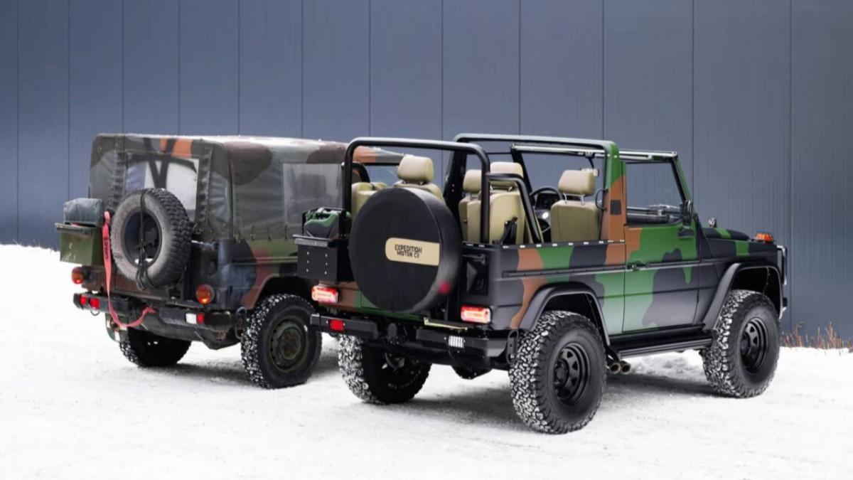 EMC更在外型採用來自戰場的設計語言,還原不對稱迷彩塗裝。(圖/Expedition Motor Company提供)