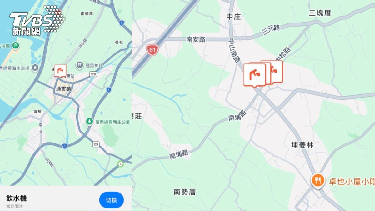 白沙屯-媽祖-粉紅超跑-苗栗-拱天宮-進香-起駕-環境部-補給-公廁-廁所-地圖-飲水機