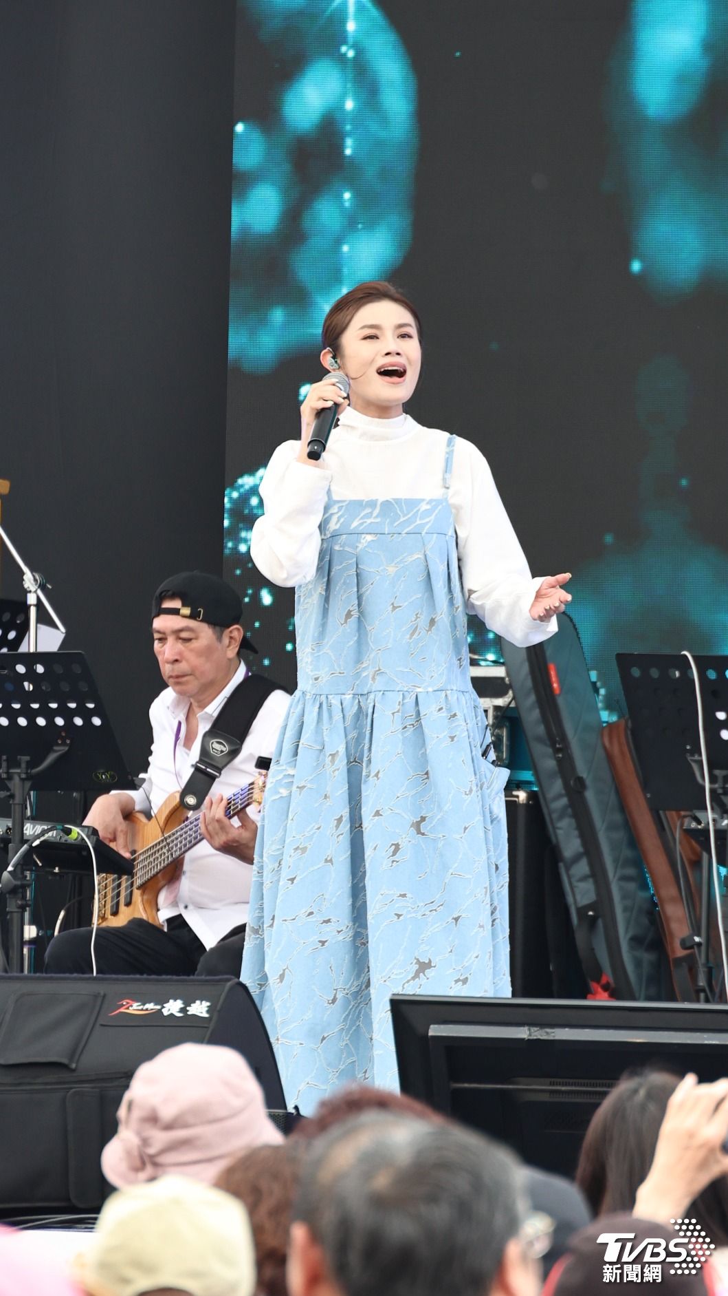 朱海君演唱3首好歌。(圖/張哲鳴攝)