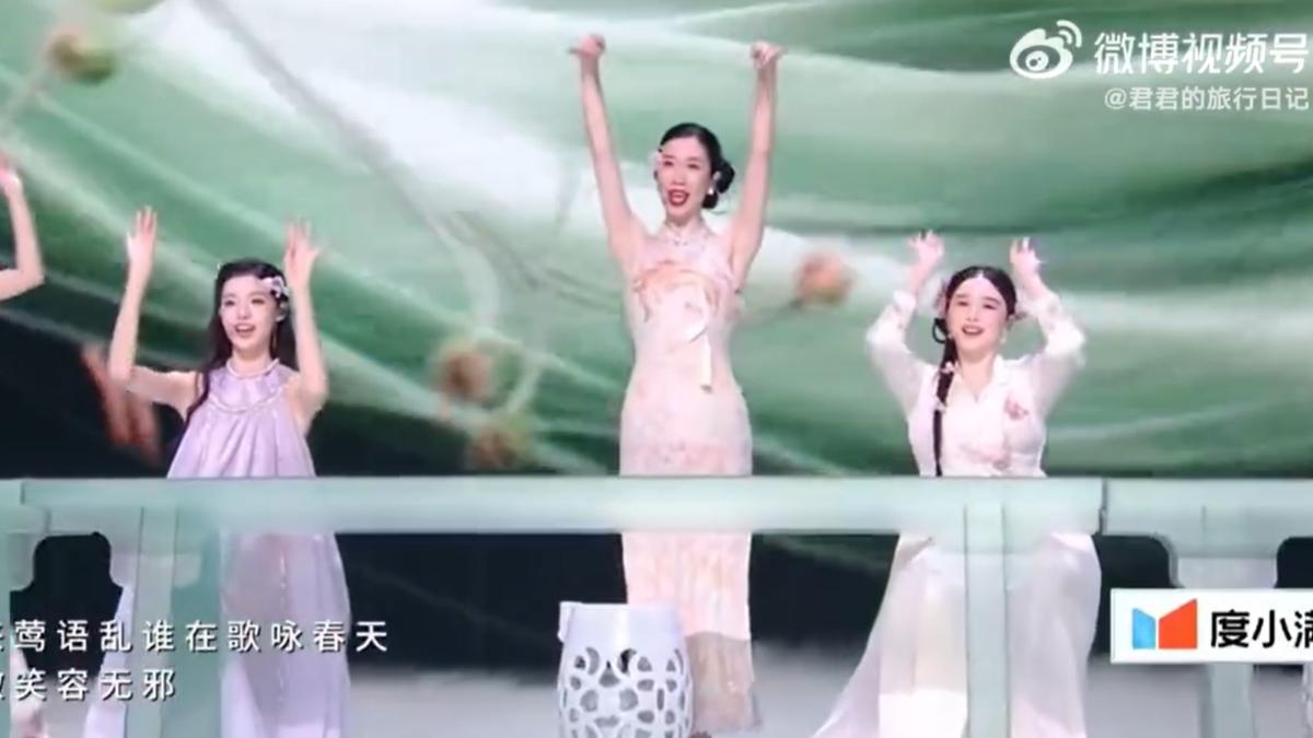 《浪姐7》爆出假唱風波。(圖/翻攝自微博)