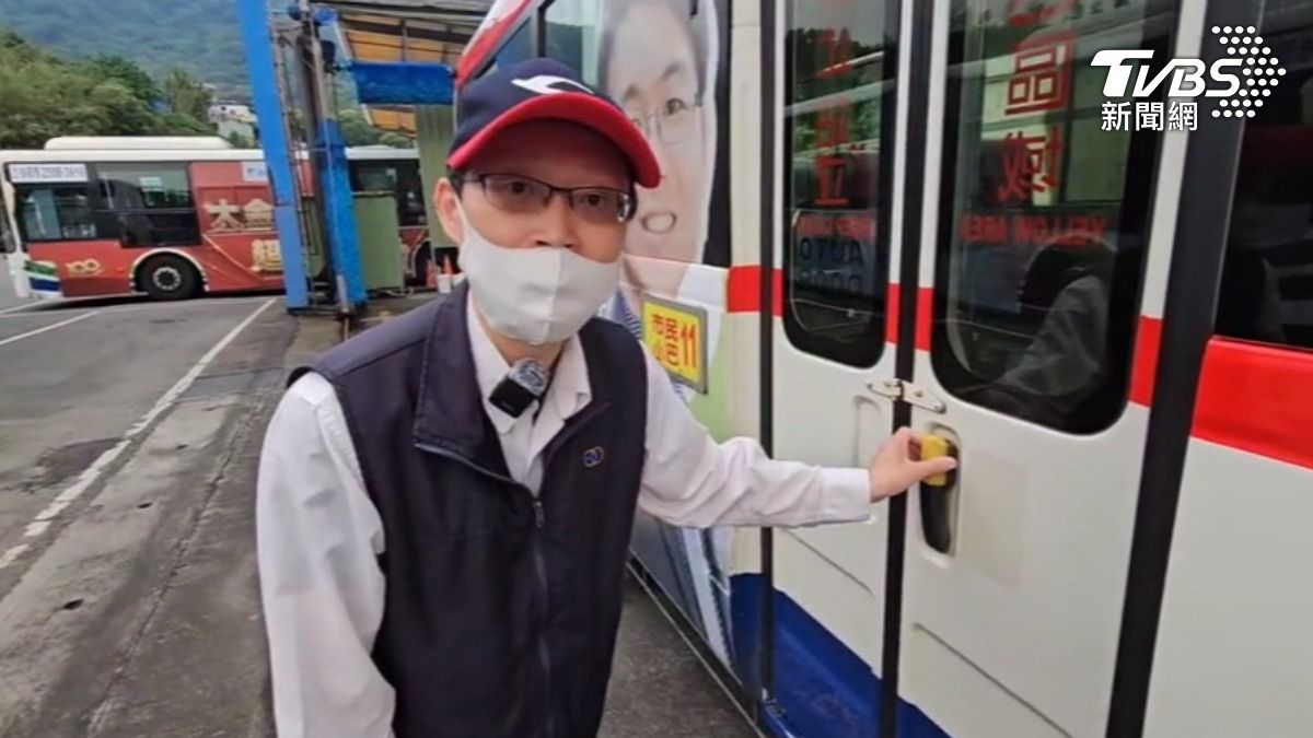 駕駛長江振賢冷靜應對,獲得客運公司表揚,也當成案例宣導其他司機避免衝突。(圖/TVBS)