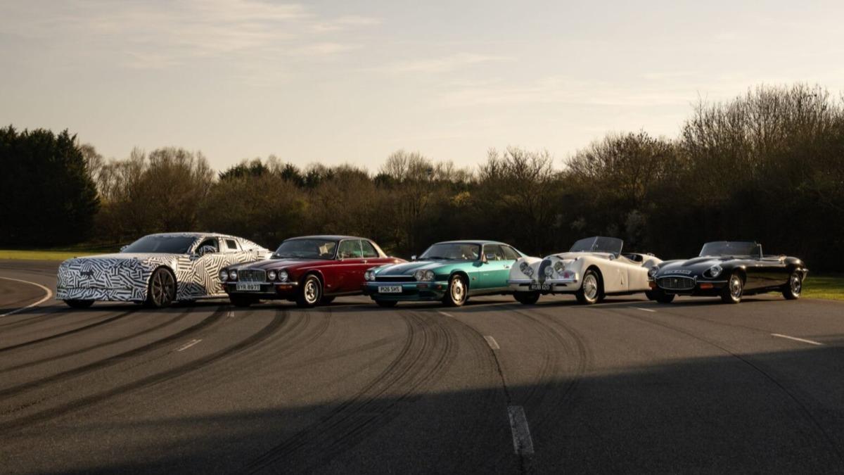 此次參與測試的車款橫跨Jaguar最具代表性的黃金年代,包括XK120、E-type、XJ Coupé V12、XJS以及XJ Series I。(圖/Jaguar提供)