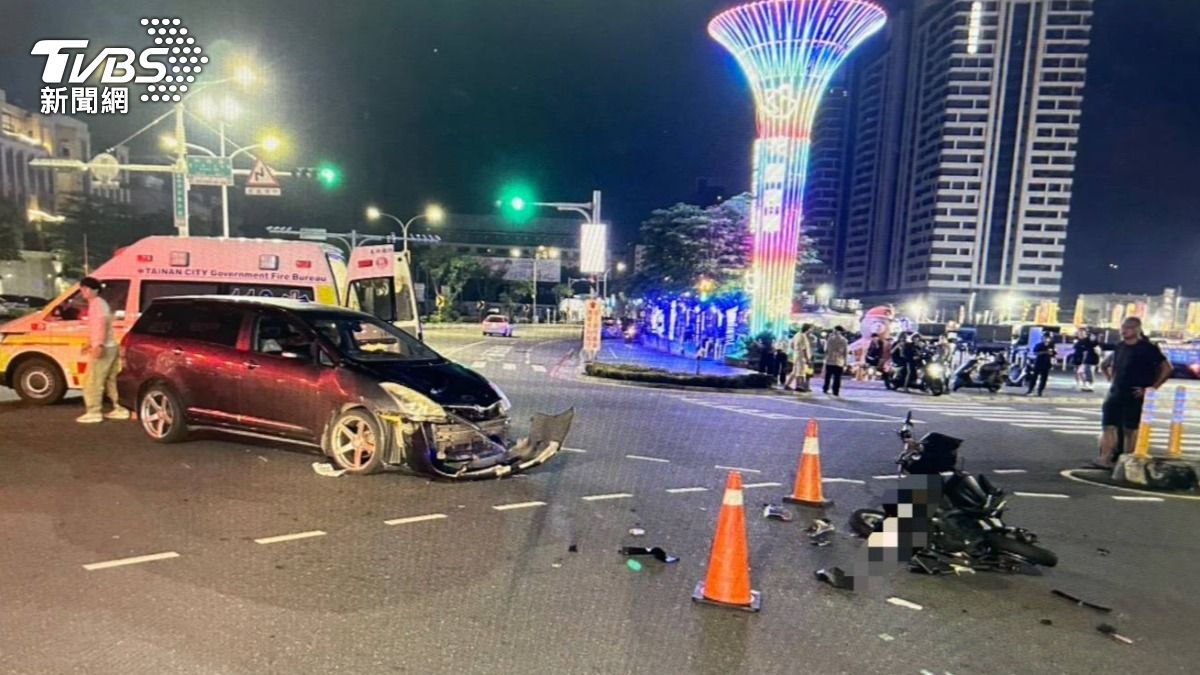 花園夜市外嚴重車禍 14歲少女噴飛「七竅流血」急送醫