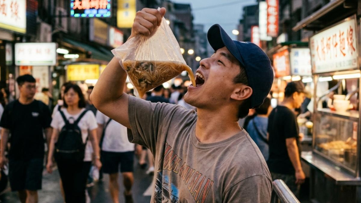 吃麵線不用碗!鹿港「正宗吃法」曝 台中人震驚:以為惡作劇