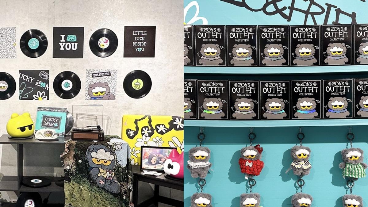 GD貓ZOA快閃店再次登台。(圖/翻攝自linefriends_square_twIG)