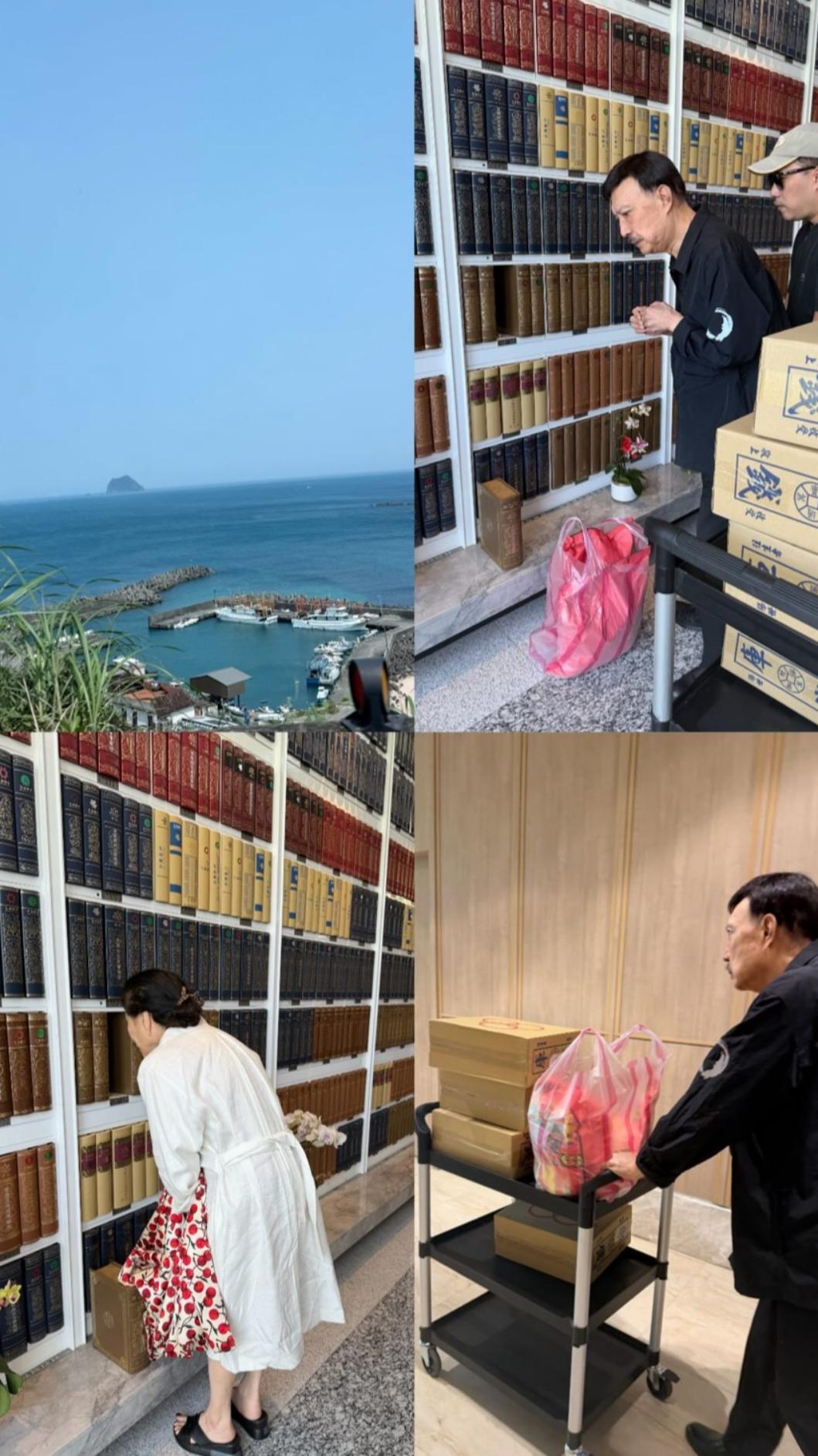 李亞萍和余天日前去看余苑綺。(圖/翻攝余祥銓Threads)