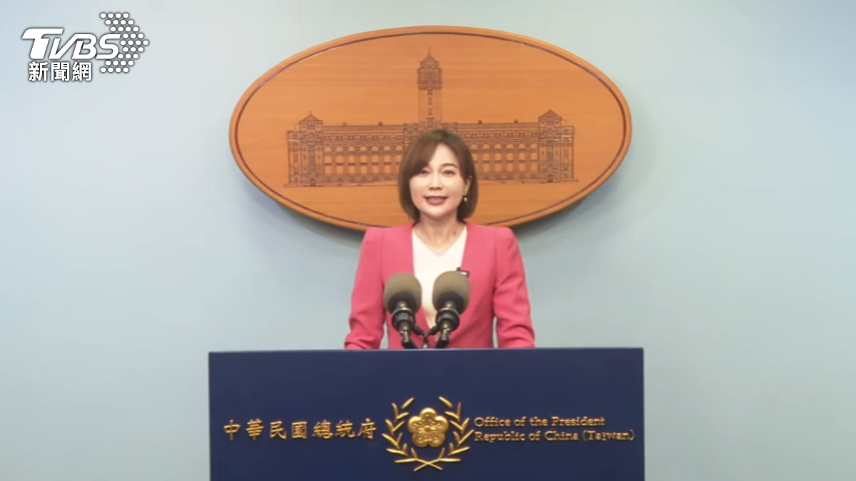 統府發言人郭雅慧呼籲,中方應透過既有溝通管道與我方政府展開協商。(圖/TVBS)