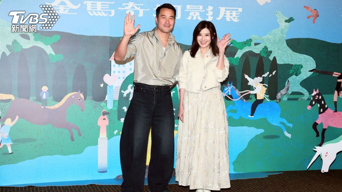 張孝全在片中變油膩凸肚男,蘇慧倫依然仙氣逼人。(圖/趙世平攝)