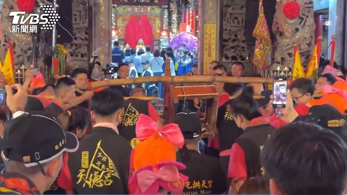 年度宗教盛事「白沙屯媽祖進香」正式登場。(圖/TVBS)