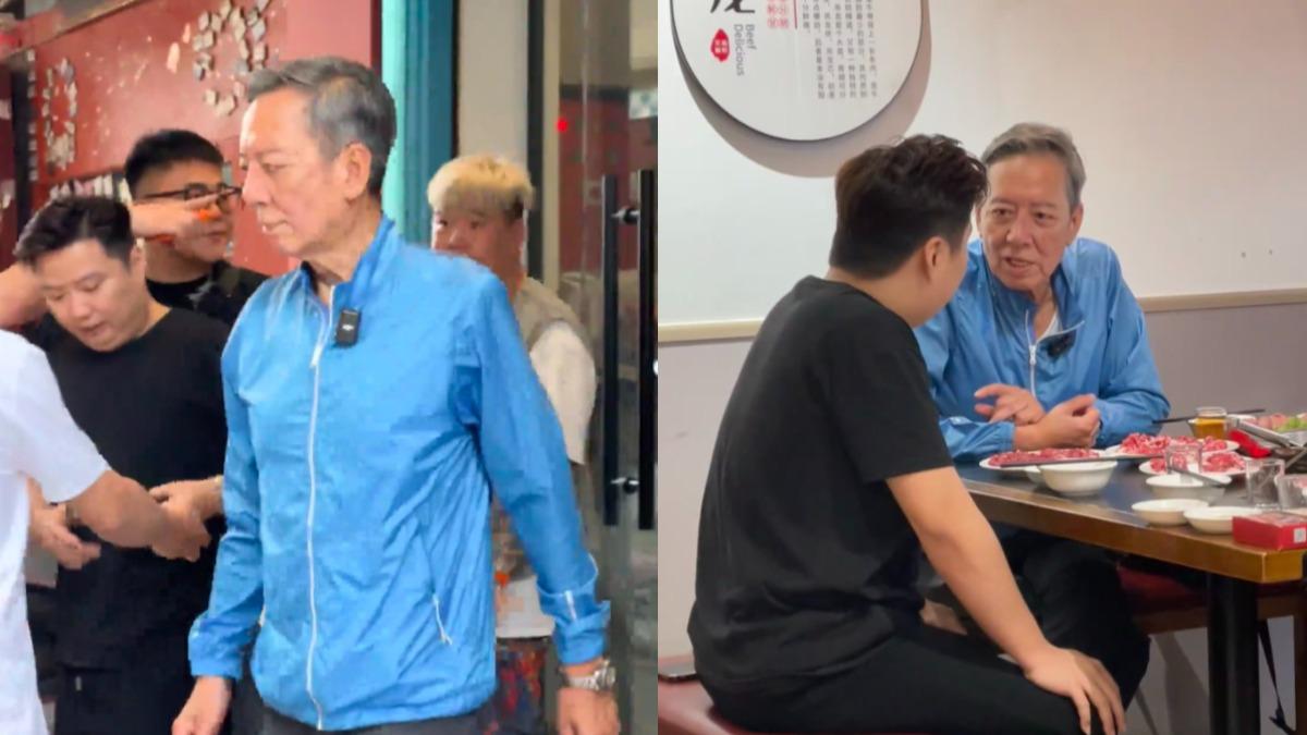 73歲駱應鈞近況曝光!野生現身潮州火鍋店 消瘦身形掀熱議
