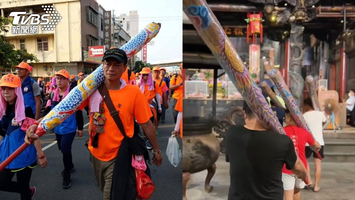 地表最強香燈腳!北港團隊扛「40公斤巨型大香」挑戰白沙屯媽祖