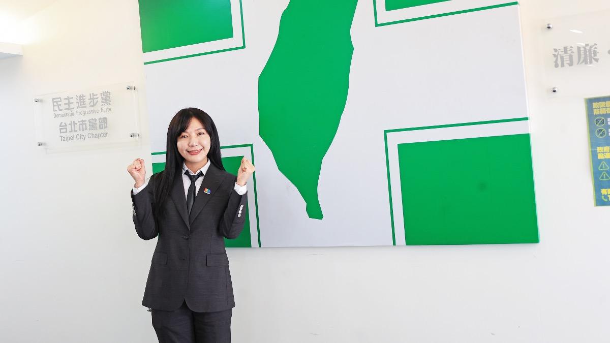 吳沛憶大讚沈伯洋的人格特質適合選舉。(圖/吳沛憶辦公室提供)