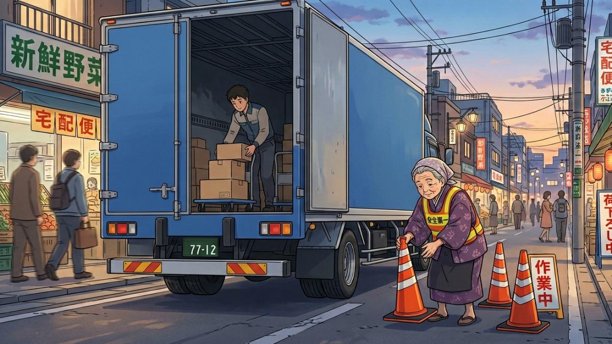 好心借用三角錐！84歲婦遭違停大貨車輾斃　司機判6月